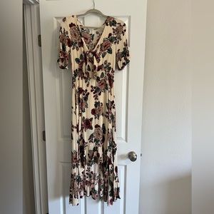 High low flower dress.